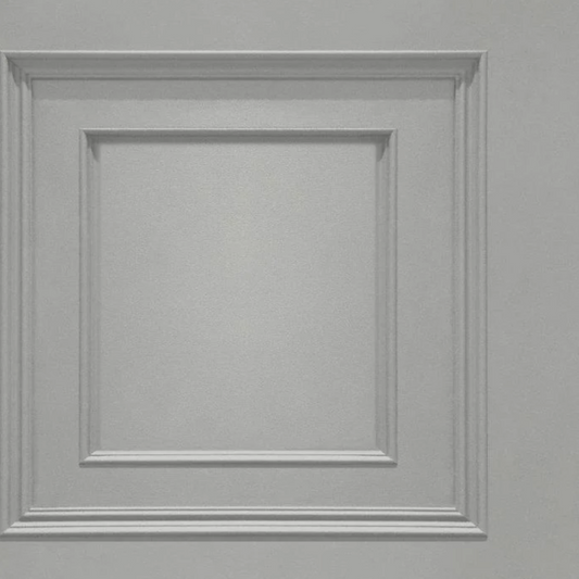 Oliana Wood Panel Effect Wallpaper Grey Sample