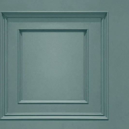 Oliana Wood Panel Wallpaper Soft Teal Sample