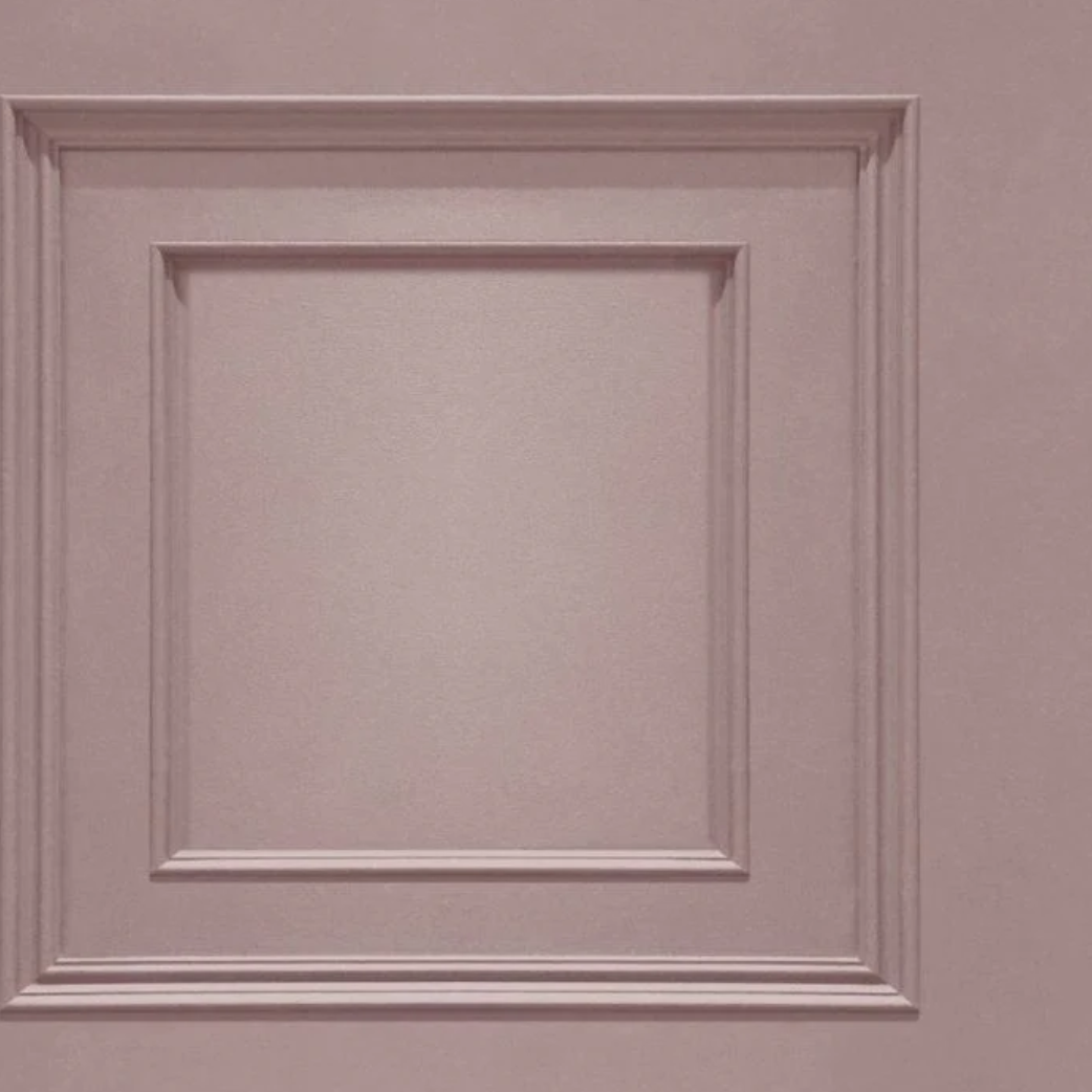 Oliana Wood Panel Wallpaper Pink Sample