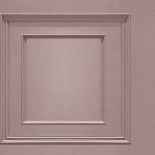 Oliana Wood Panel Wallpaper Pink Sample