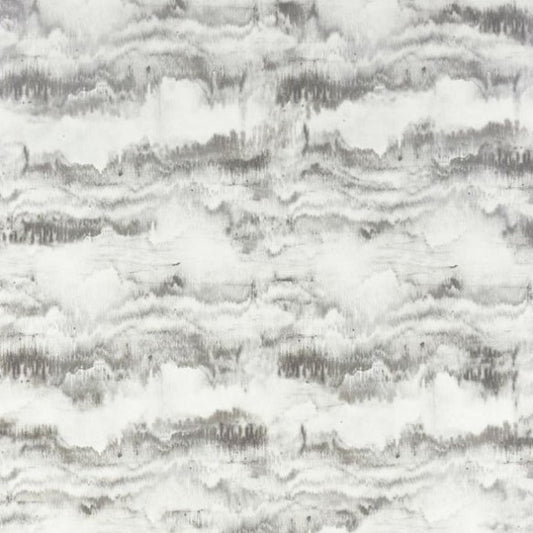 Painted Brushstrokes Mural Canvas Wallpaper - Grey Sample