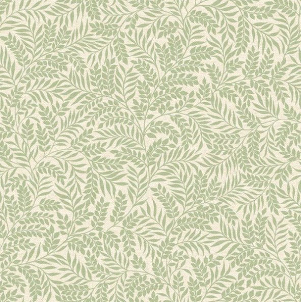Laurel Leaf Wallpaper - Sage Sample