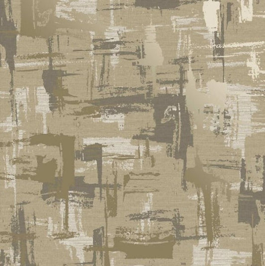 Eleanora Geo Beige Wallpaper Sample