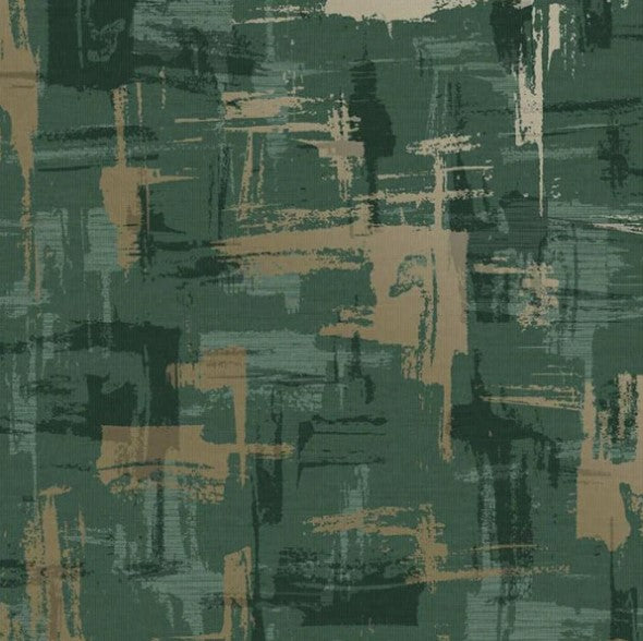 Eleanora Geo Teal Wallpaper Sample