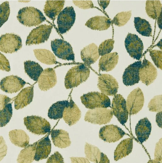 Clarke & Clarke Northia Wallpaper - Olive/Peacock Sample