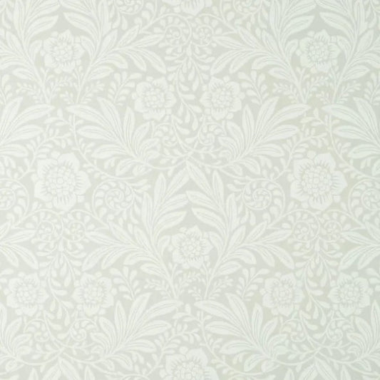 Crown Camille Floral Wallpaper - Grey Sample