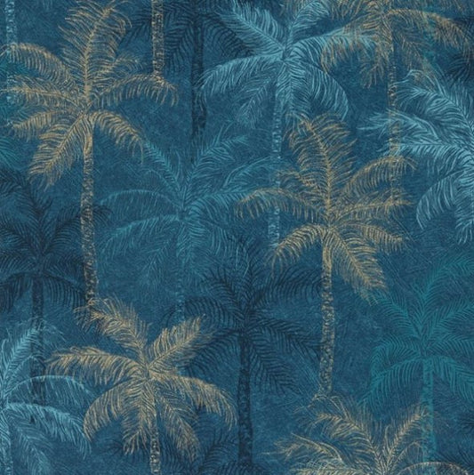 Clarke & Clarke Palmyra Wallpaper - Midnight Sample