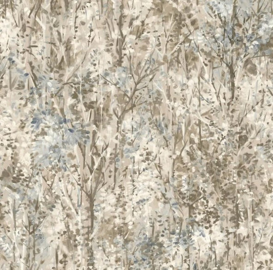 Verdant Tree Wallpaper - Blue Sample