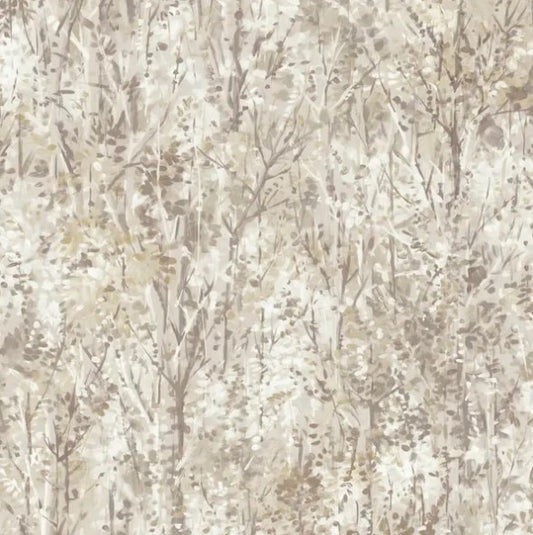 Verdant Tree Wallpaper - Neutral Sample