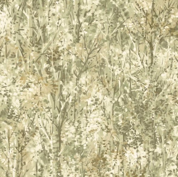 Verdant Tree Wallpaper - Sage Sample