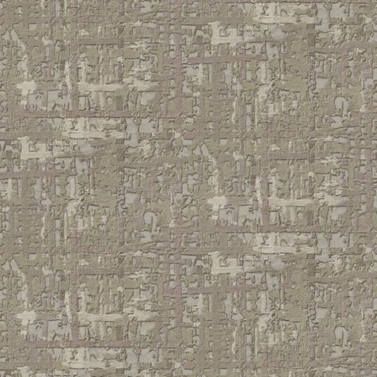 Embellished Silk Basket Weave Taupe Wallpaper Sample