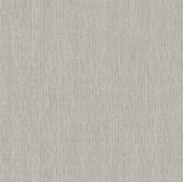 Linen Textured Design Wallpaper Grey Sample