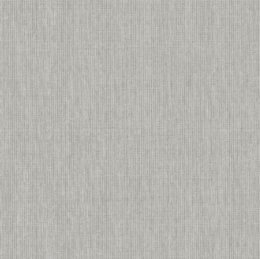 Linen Textured Design Wallpaper Grey Sample