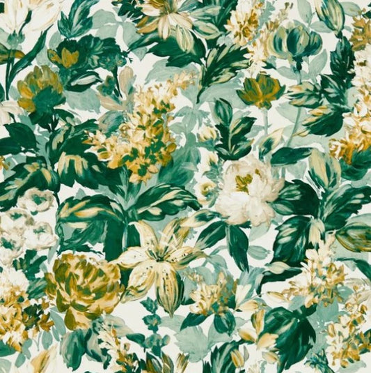 Clarke & Clarke Lilum Wallpaper- Glade Sample