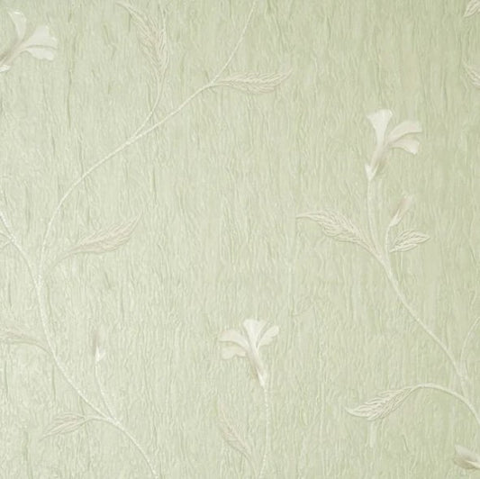 Vymura Bellagio Floral Green Wallpaper Sample