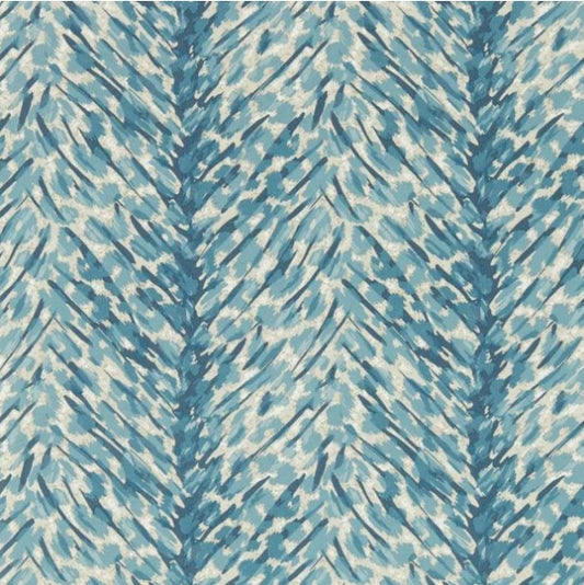 Clarke & Clarke Pokot Wallpaper- Denim Sample