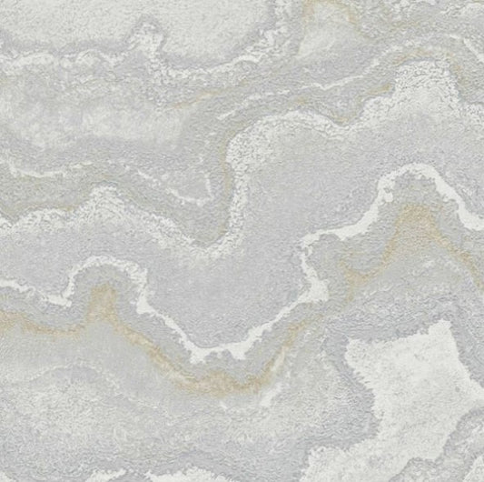 Living Walls Marble Stone Effect Wallpaper - Grey Sample