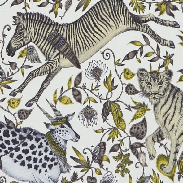 Clarke & Clarke Protea Wallpaper- Gold Sample