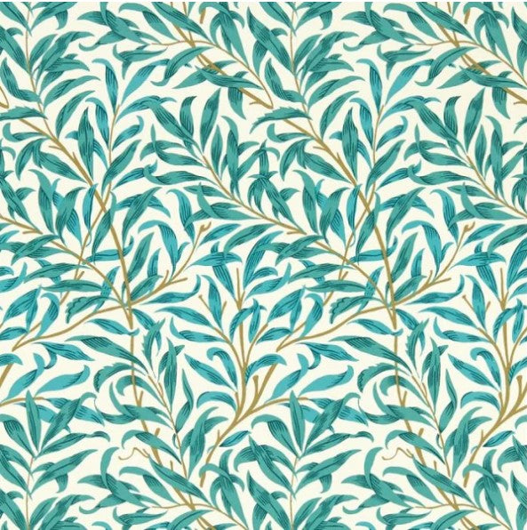 Clarke & Clarke Willow Boughs Wallpaper- Teal Sample