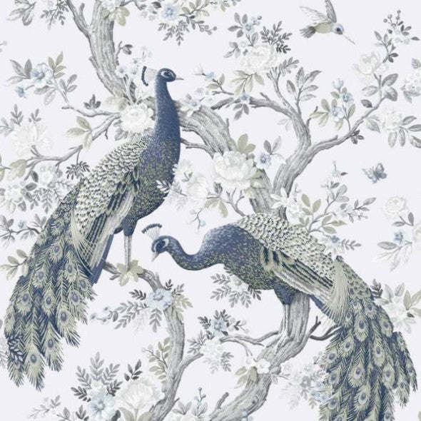 Laura Ashley Belvedere Midnight Wallpaper Sample