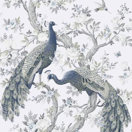 Laura Ashley Belvedere Midnight Wallpaper Sample