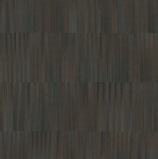 Erismann Martinique Linear Stripe Wallpaper Brown Sample