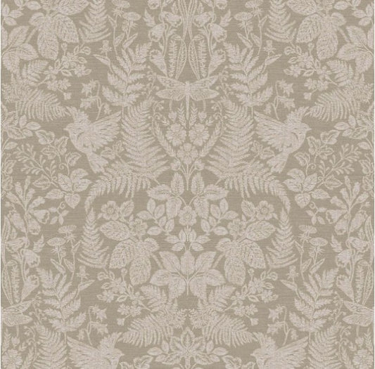Loxley Woodland Wallpaper Taupe Sample