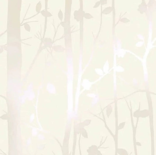 Laura Ashley Cottonwood Pearlescent Wallpaper Sample