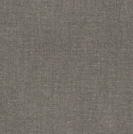 Lulea Hessian Metallic Wallpaper Charcoal Sample