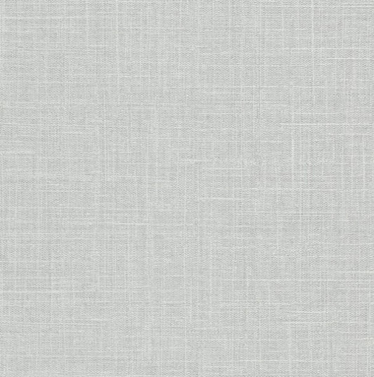 Luna Linen Wallpaper Light Grey Sample