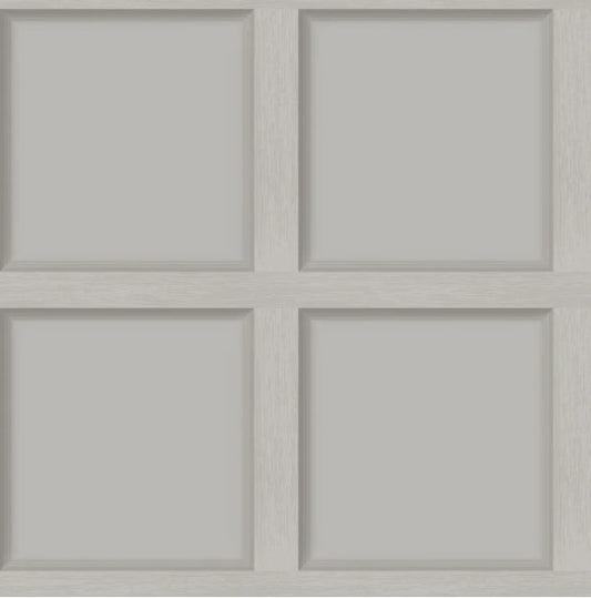 Luxury Wood Panel Wallpaper Warm Grey - DCO Exclusive Sample
