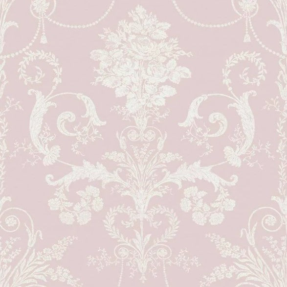 Laura Ashley Josette Amethyst Wallpaper Sample
