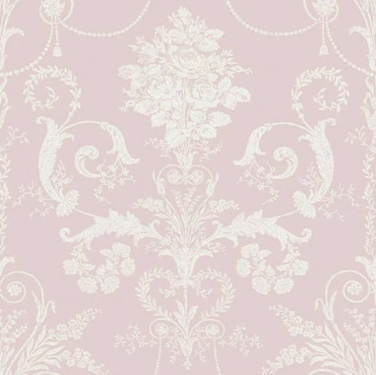 Laura Ashley Josette Amethyst Wallpaper Sample