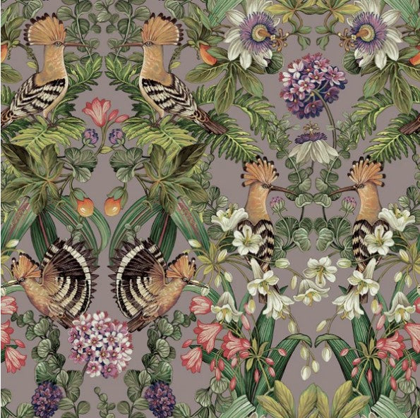 Marimo Botanical Heather Wallpaper Sample