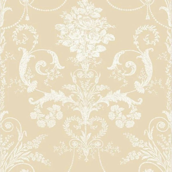 Laura Ashley Josette Linen Wallpaper Sample