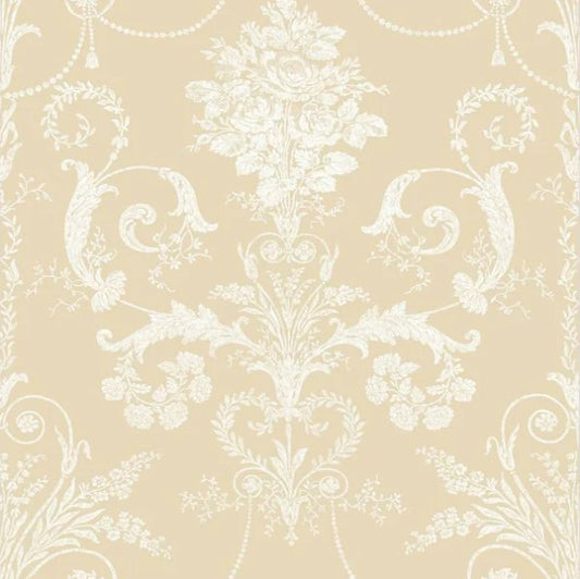 Laura Ashley Josette Linen Wallpaper Sample