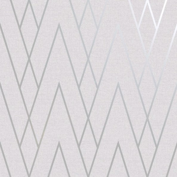 Duo Chevron DCO Exclusive Wallpaper grey sample