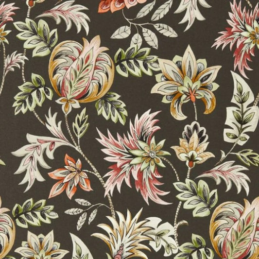 Clarke & Clarke Sizergh Wallpaper - Charcoal Sample