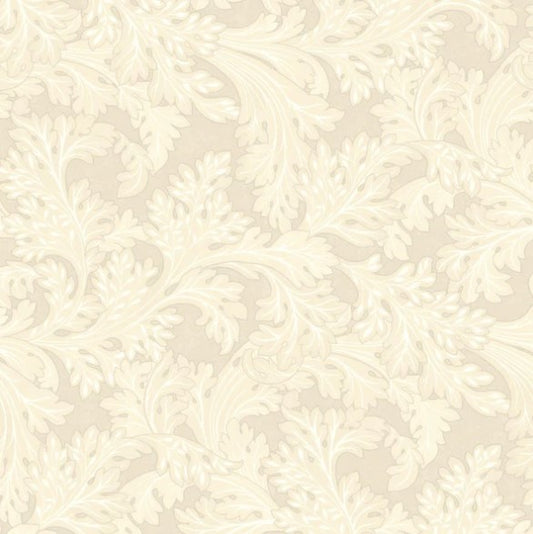 Forenza Leaf Wallpaper - Cream Sample