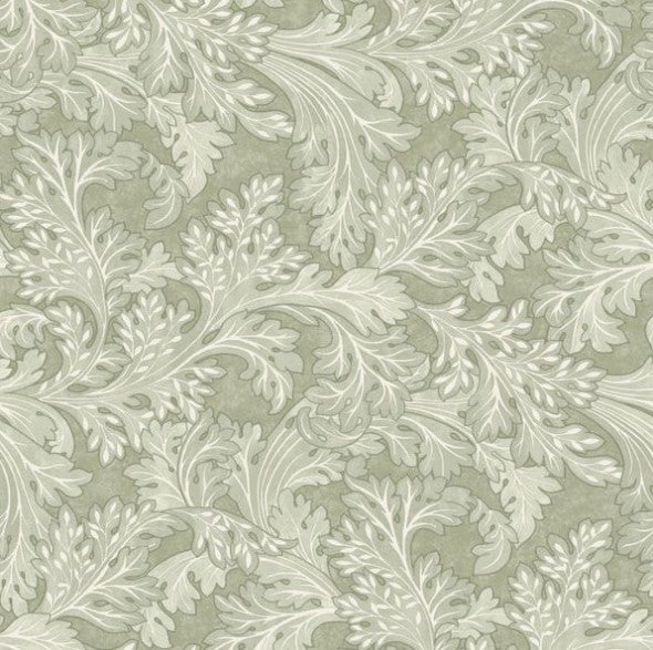 Forenza Leaf Wallpaper - Sage Sample