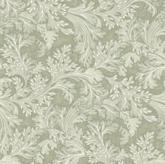 Forenza Leaf Wallpaper - Sage Sample