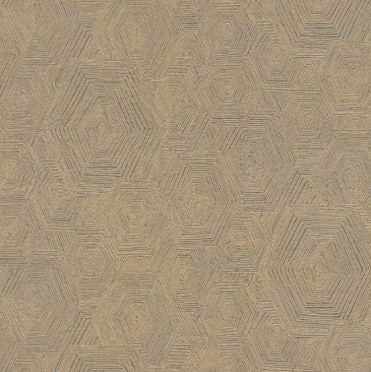 Geometric Shape Patterned Wallpaper Sample