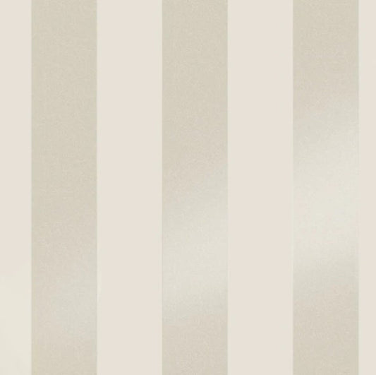 Laura Ashley Lille Pearlescent Stripe Wallpaper - Linen Sample