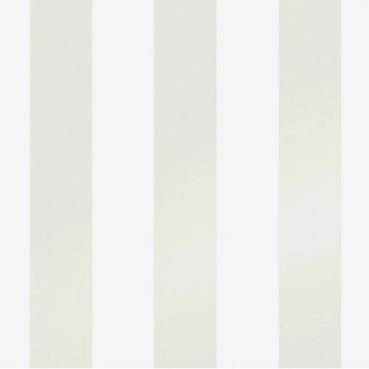 Laura Ashley Lille Pearlescent Stripe Wallpaper - White Sample