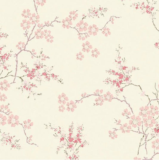 Laura Ashley Oriental Blossom Wallpaper Sample
