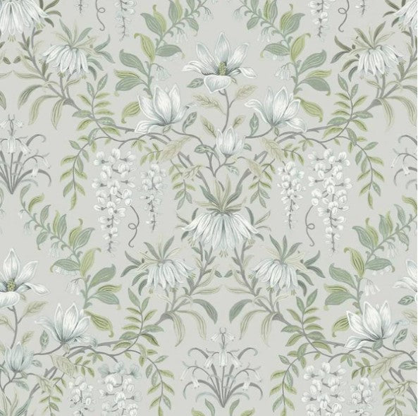 Laura Ashley Parterre Sage Wallpaper Sample