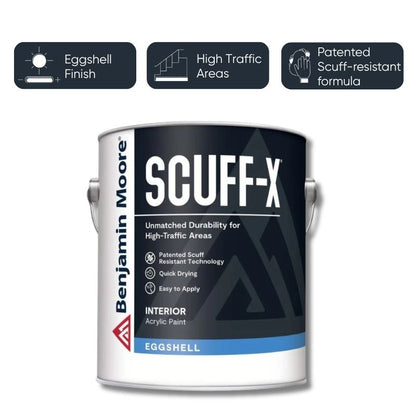 Benjamin Moore Scuff X Paint - Eggshell - Super White