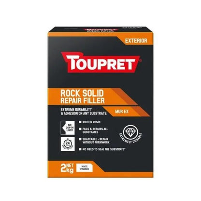 Toupret MUR EX Rock Solid Exterior Repair Filler 2kg