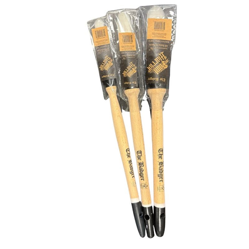 Paint Warrior Badger Round Sash Trim Brush