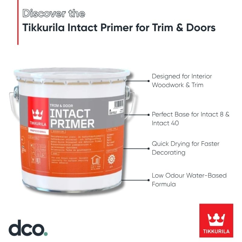 Tikkurila Intact Primer for Trim & Doors - Colour Match